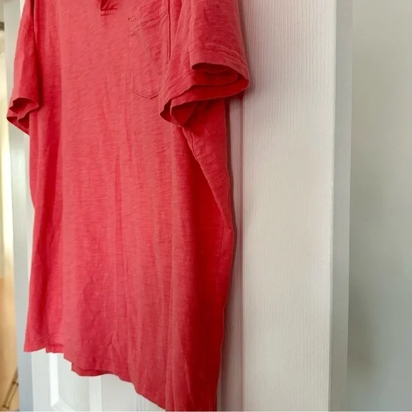 SOUTHERN TIDE Men’s Watermelon Red Sun Farer Slub Cotton Short Sleeve Polo L - Picture 4 of 10